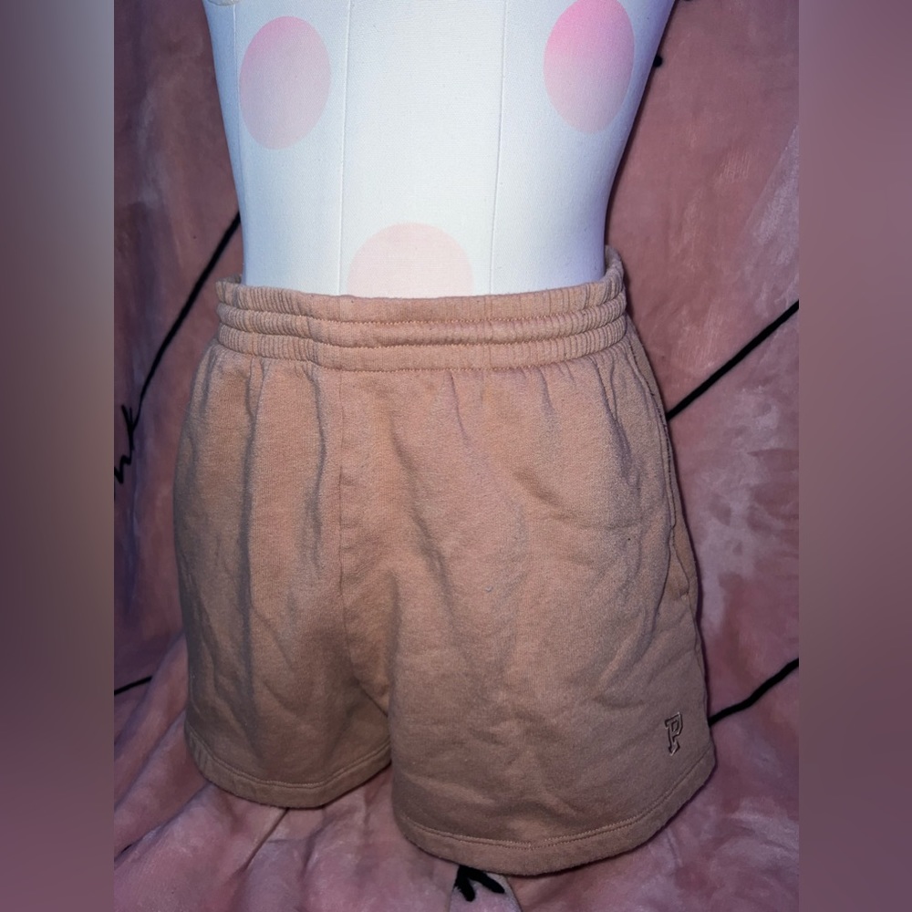 PINK dad shorts tan